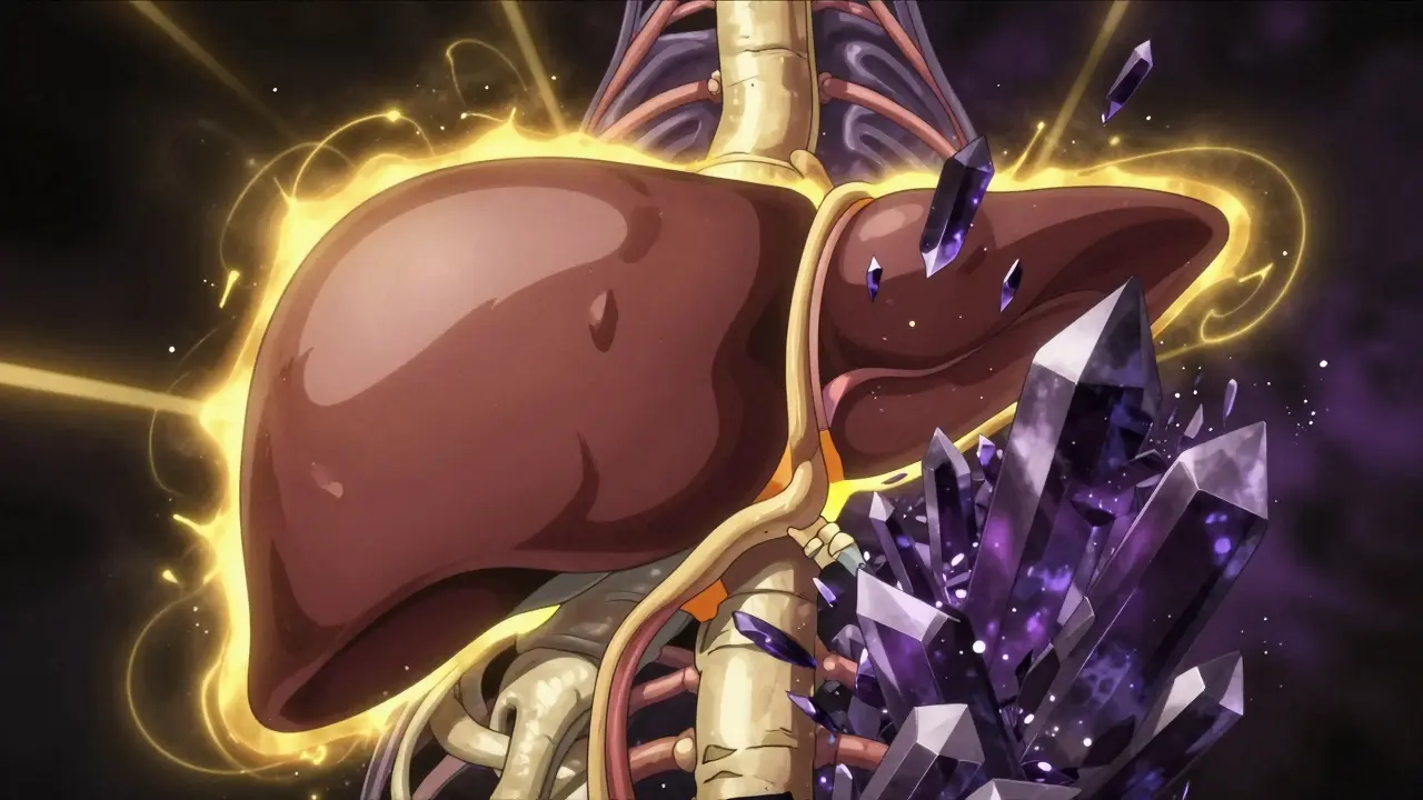 Conceptual representation of liver toxicity and protection