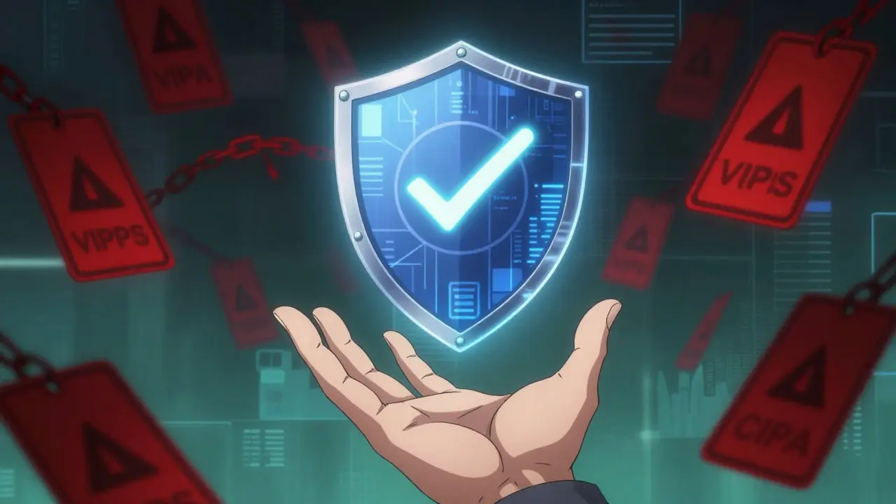 Digital shield protecting against online pharmacy scams